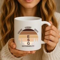 Environment Social Governance Retro ESG Coffee Mug thumb 3