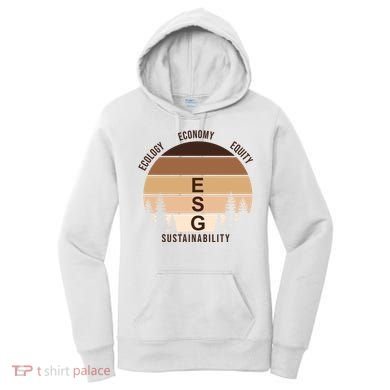 Environment Social Governance Retro ESG Women's Hoodie