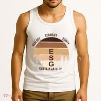 Environment Social Governance Retro ESG Tank Top thumb 3