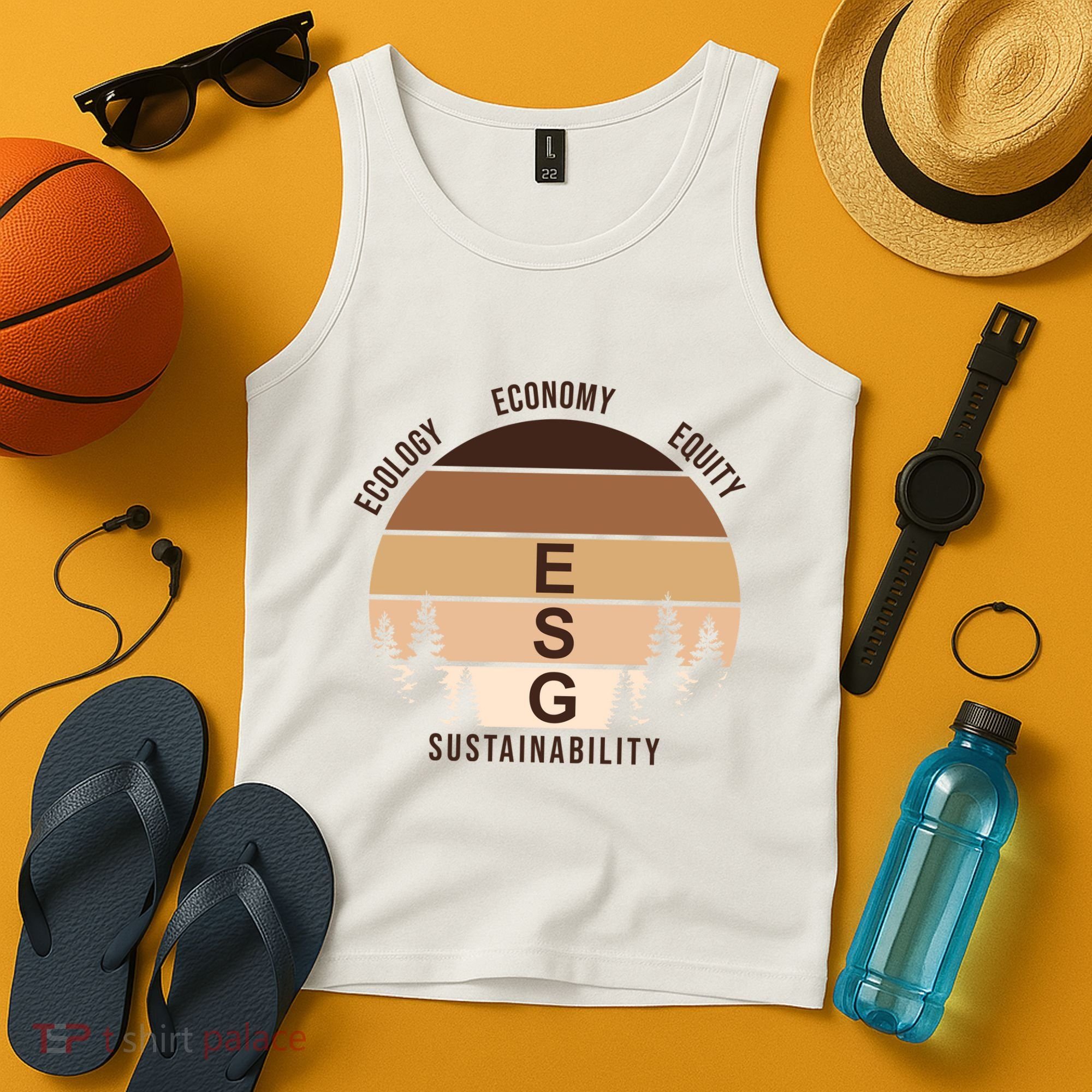 Environment Social Governance Retro ESG Tank Top