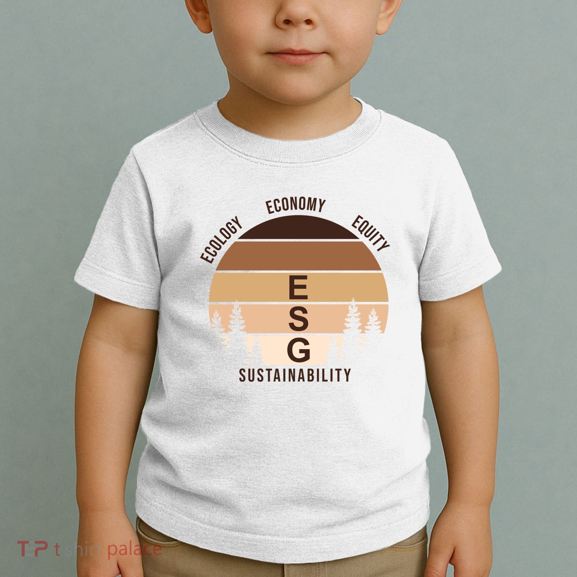 Environment Social Governance Retro ESG Toddler T-Shirt