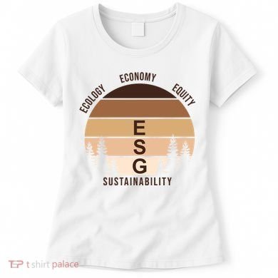 Environment Social Governance Retro ESG Women's T-Shirt