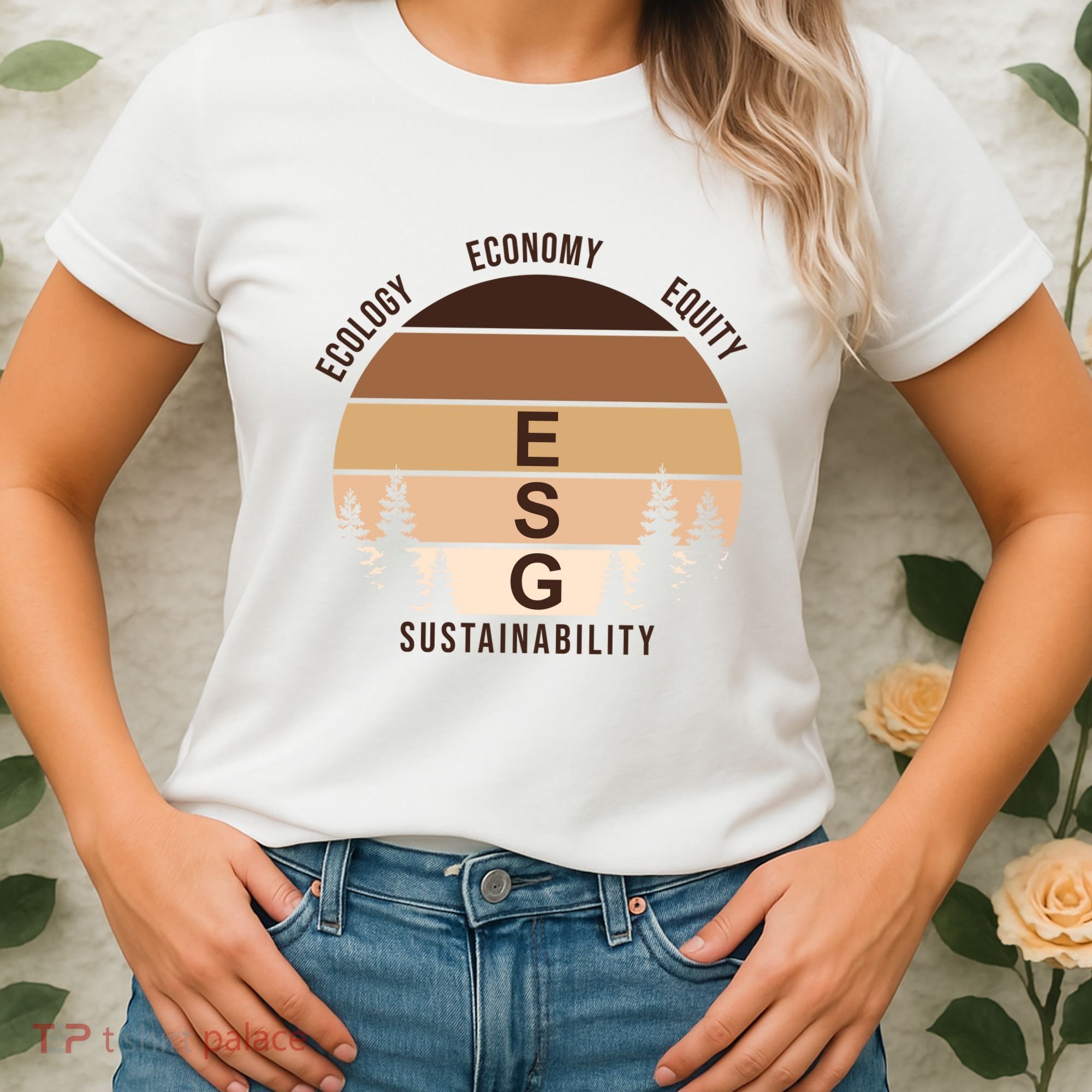 Environment Social Governance Retro ESG Women's T-Shirt