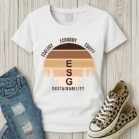 Environment Social Governance Retro ESG Women's T-Shirt thumb 3