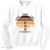 Environment Social Governance Retro ESG Kids Sweatshirt thumb 0