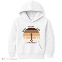 Environment Social Governance Retro ESG Kids Hoodie thumb 0
