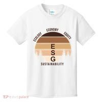 Environment Social Governance Retro ESG Kids T-Shirt thumb 0
