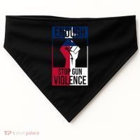 Enough Stop Gun Violence Texas Fist USA-Made Doggie Bandana thumb 0