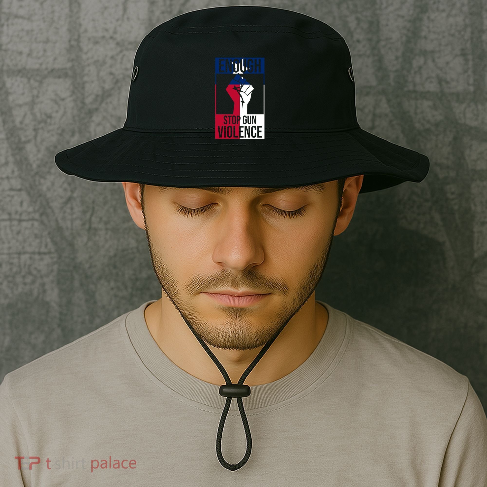 Enough Stop Gun Violence Texas Fist Bucket Hat