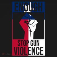 Enough Stop Gun Violence Texas Fist Bucket Hat thumb 4