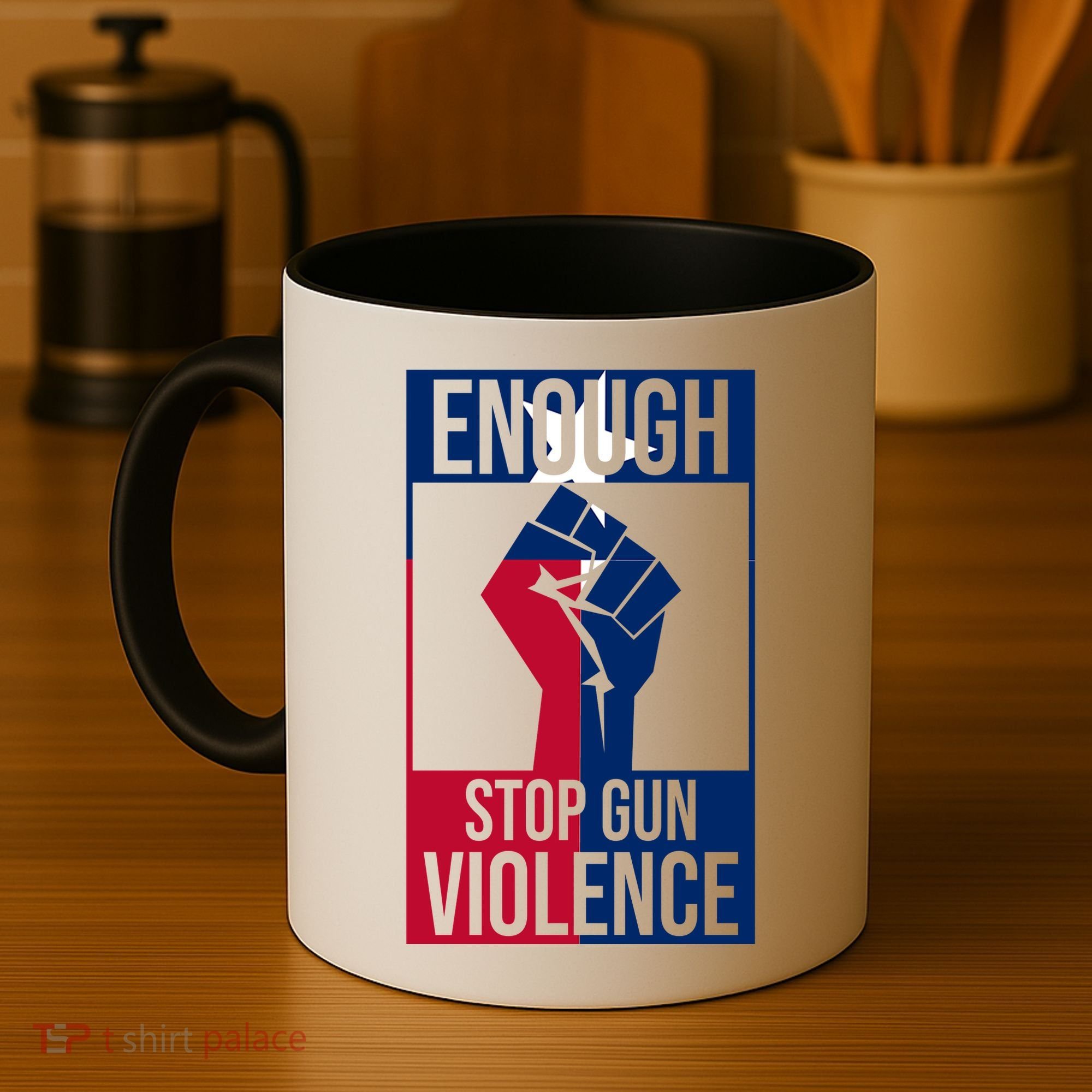 Enough Stop Gun Violence Texas Fist Coffee Mug