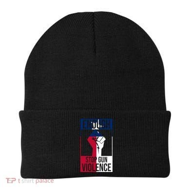Enough Stop Gun Violence Texas Fist Beanie