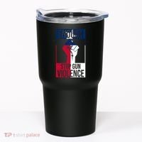 Enough Stop Gun Violence Texas Fist Tumbler thumb 0