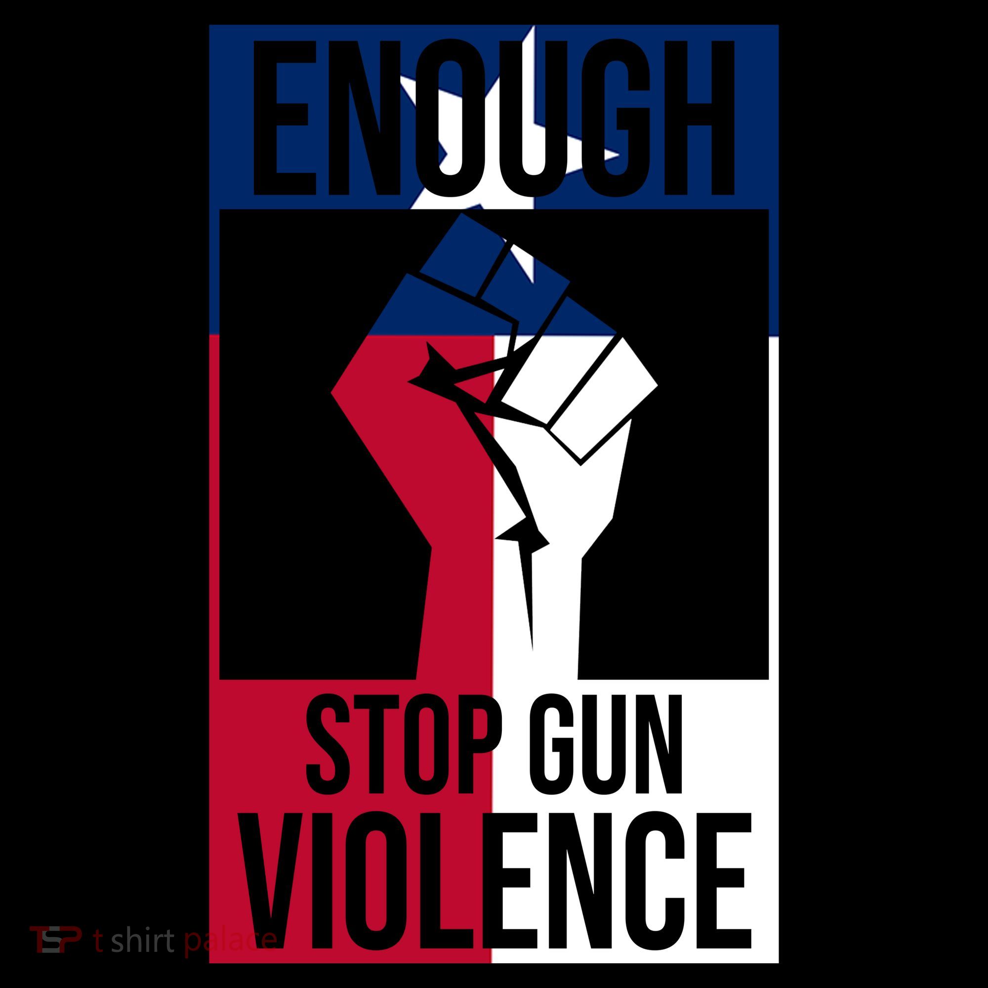 Enough Stop Gun Violence Texas Fist Ornament