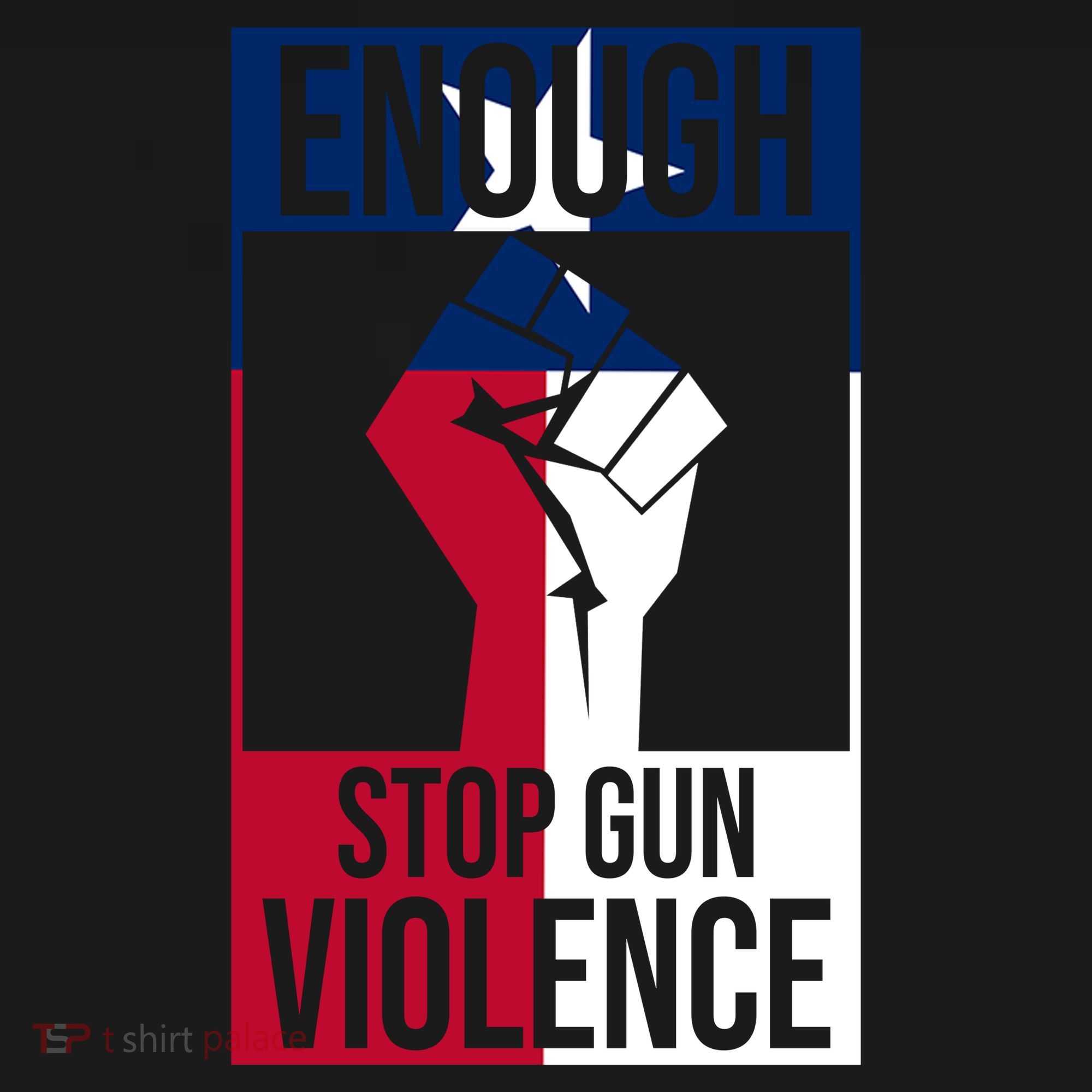 Enough Stop Gun Violence Texas Fist Visor