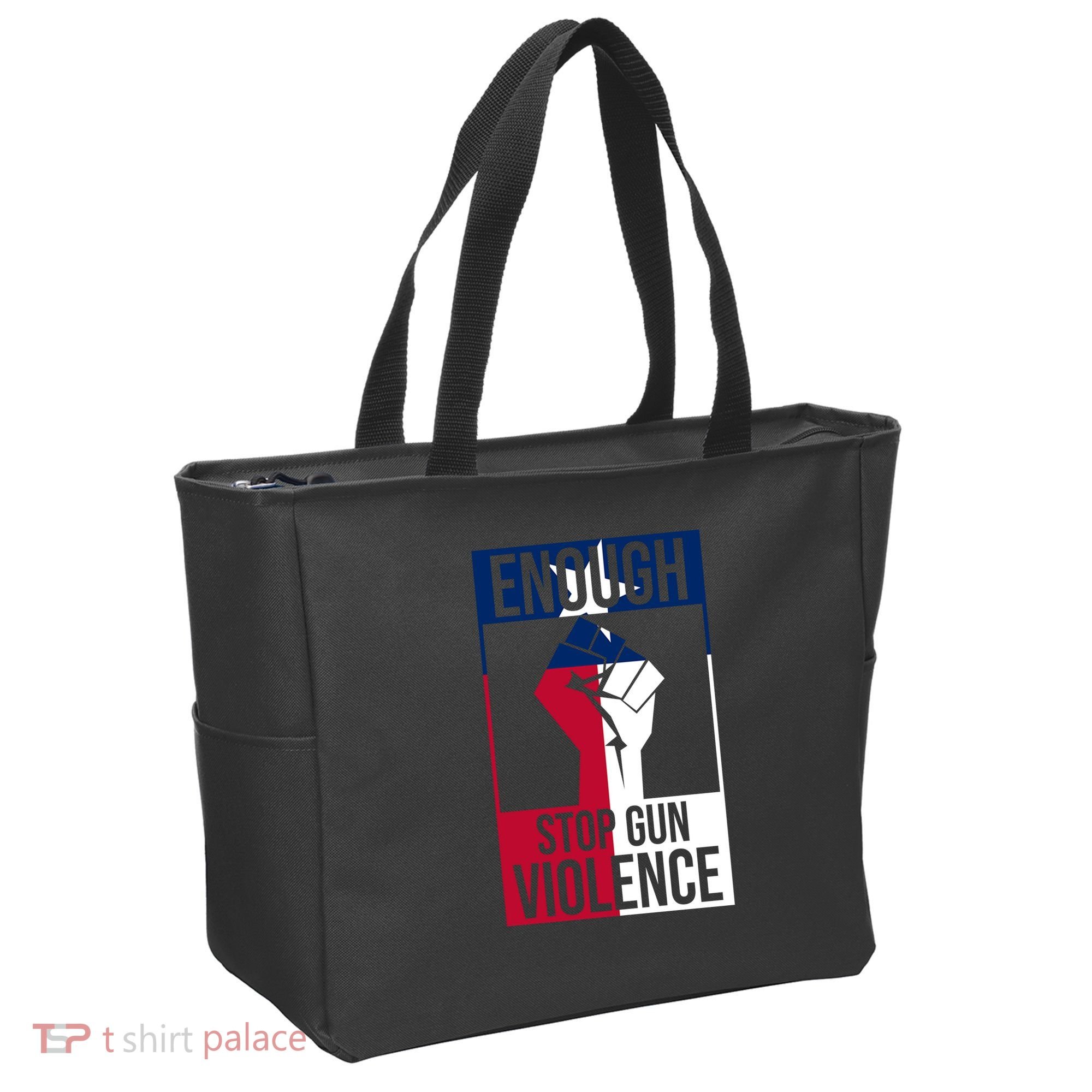 Enough Stop Gun Violence Texas Fist Tote Bag