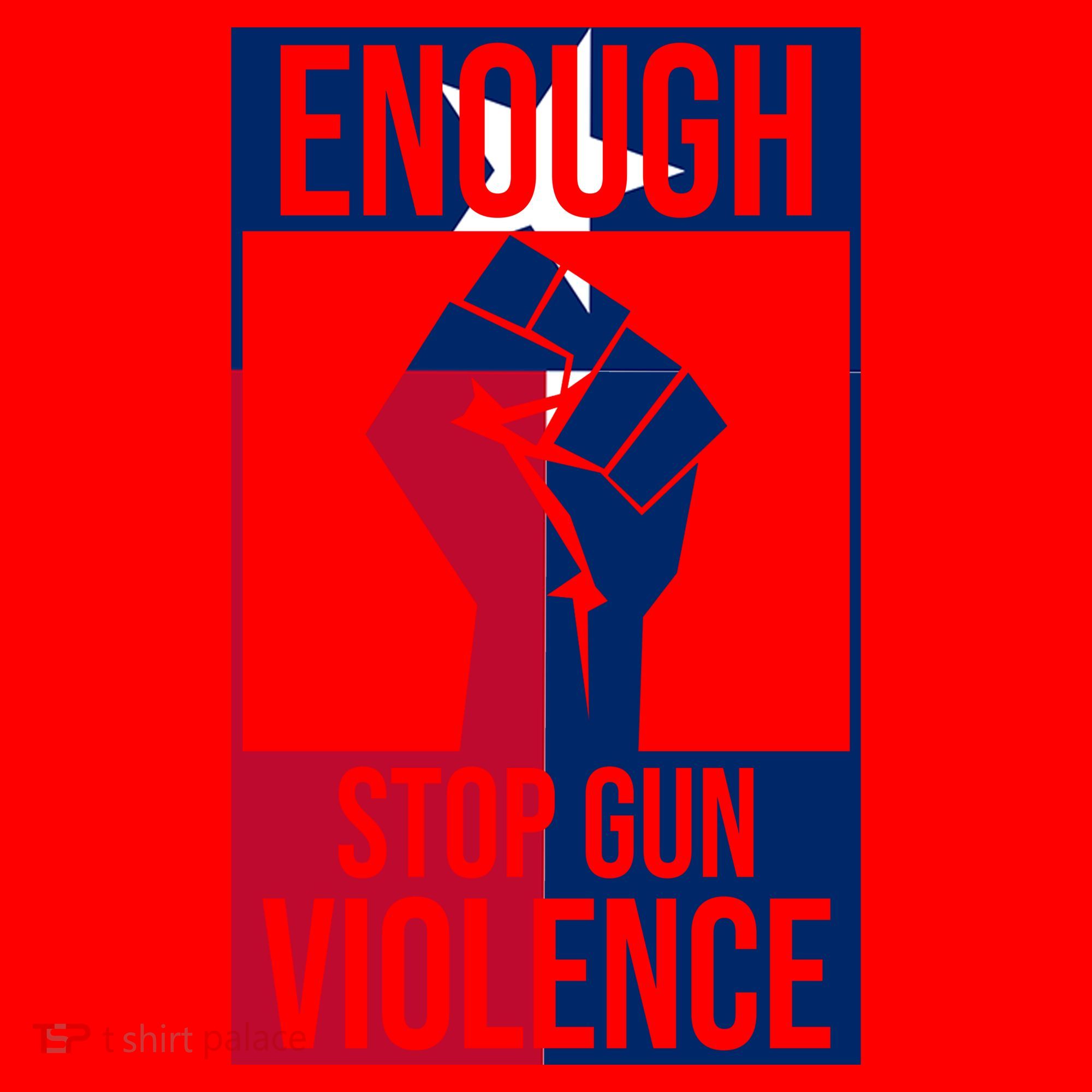 Enough Stop Gun Violence Texas Fist Santa Hat