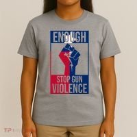 Enough Stop Gun Violence Texas Fist T-Shirt thumb 4