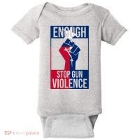 Enough Stop Gun Violence Texas Fist Baby Bodysuit thumb 0