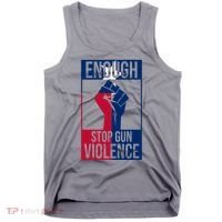 Enough Stop Gun Violence Texas Fist Tank Top thumb 0