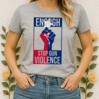 Enough Stop Gun Violence Texas Fist Women's T-Shirt thumb 2