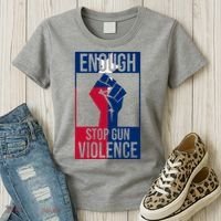 Enough Stop Gun Violence Texas Fist Women's T-Shirt thumb 3