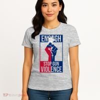 Enough Stop Gun Violence Texas Fist Women's T-Shirt thumb 4