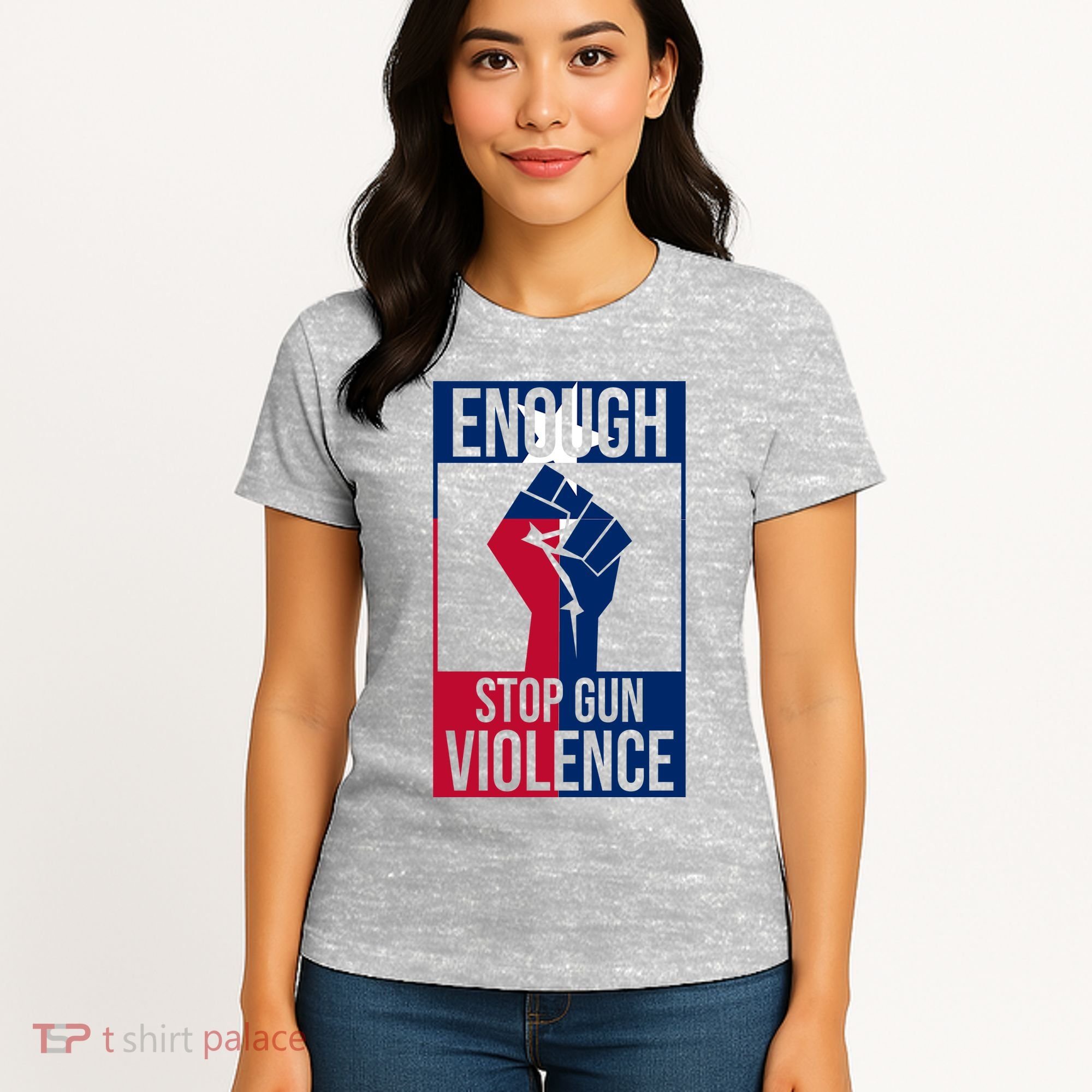 Enough Stop Gun Violence Texas Fist Women's T-Shirt