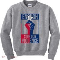 Enough Stop Gun Violence Texas Fist Kids Sweatshirt thumb 0