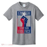 Enough Stop Gun Violence Texas Fist Kids T-Shirt thumb 0