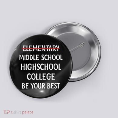 Elementary School Graduation 6th Grade Graduate Button