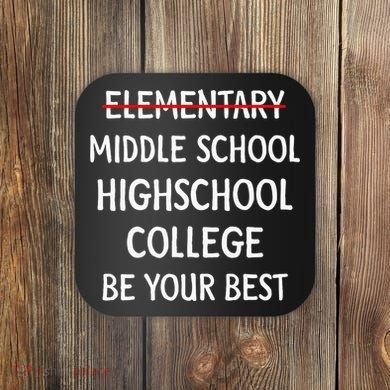 Elementary School Graduation 6th Grade Graduate Coaster
