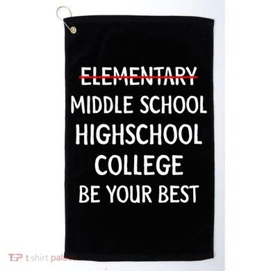 Elementary School Graduation 6th Grade Graduate Golf Towel