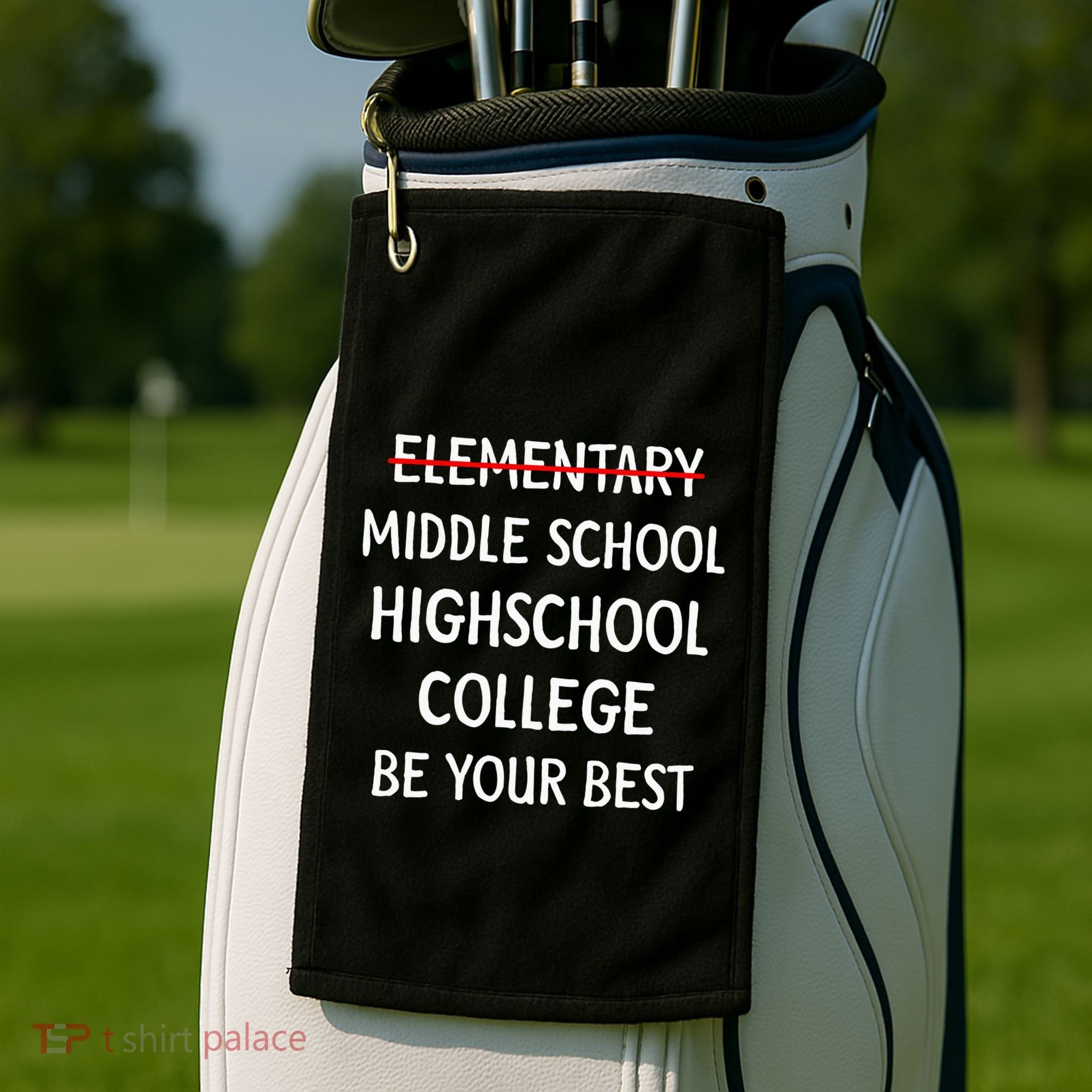 Elementary School Graduation 6th Grade Graduate Golf Towel