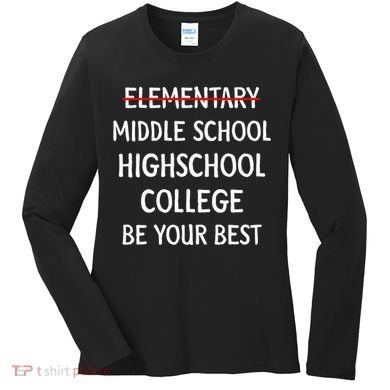 Elementary School Graduation 6th Grade Graduate Women's Long Sleeve Shirt