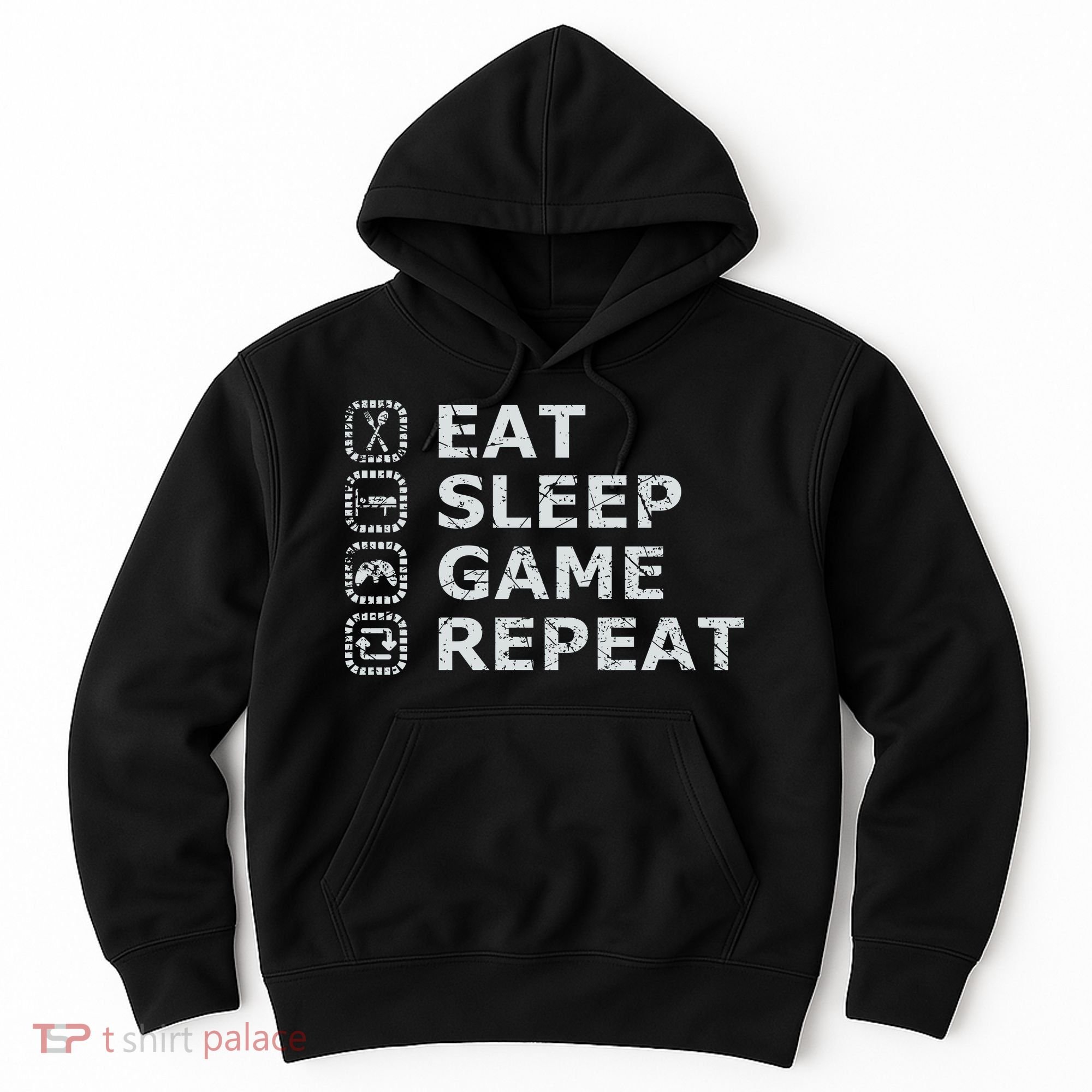 Eat Sleep Game Repeat Hoodie