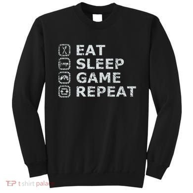 Eat Sleep Game Repeat Sweatshirt