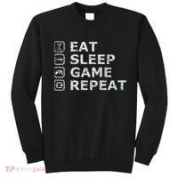 Eat Sleep Game Repeat Sweatshirt thumb 0