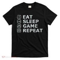 Eat Sleep Game Repeat T-Shirt thumb 0