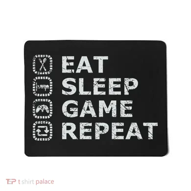 Eat Sleep Game Repeat Mousepad