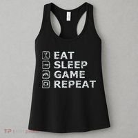 Eat Sleep Game Repeat Women's Tank Top thumb 3