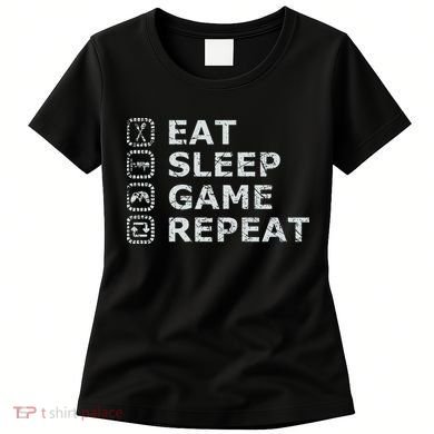 Eat Sleep Game Repeat Women's T-Shirt