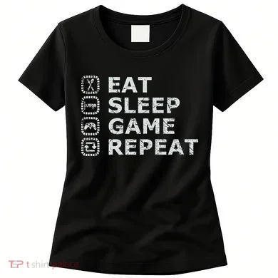 Eat Sleep Game Repeat Women's T-Shirt
