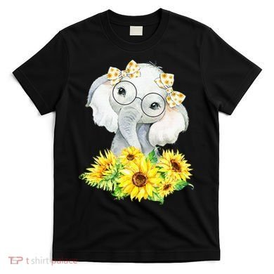 Elephant Sunflower Gifts T-Shirt