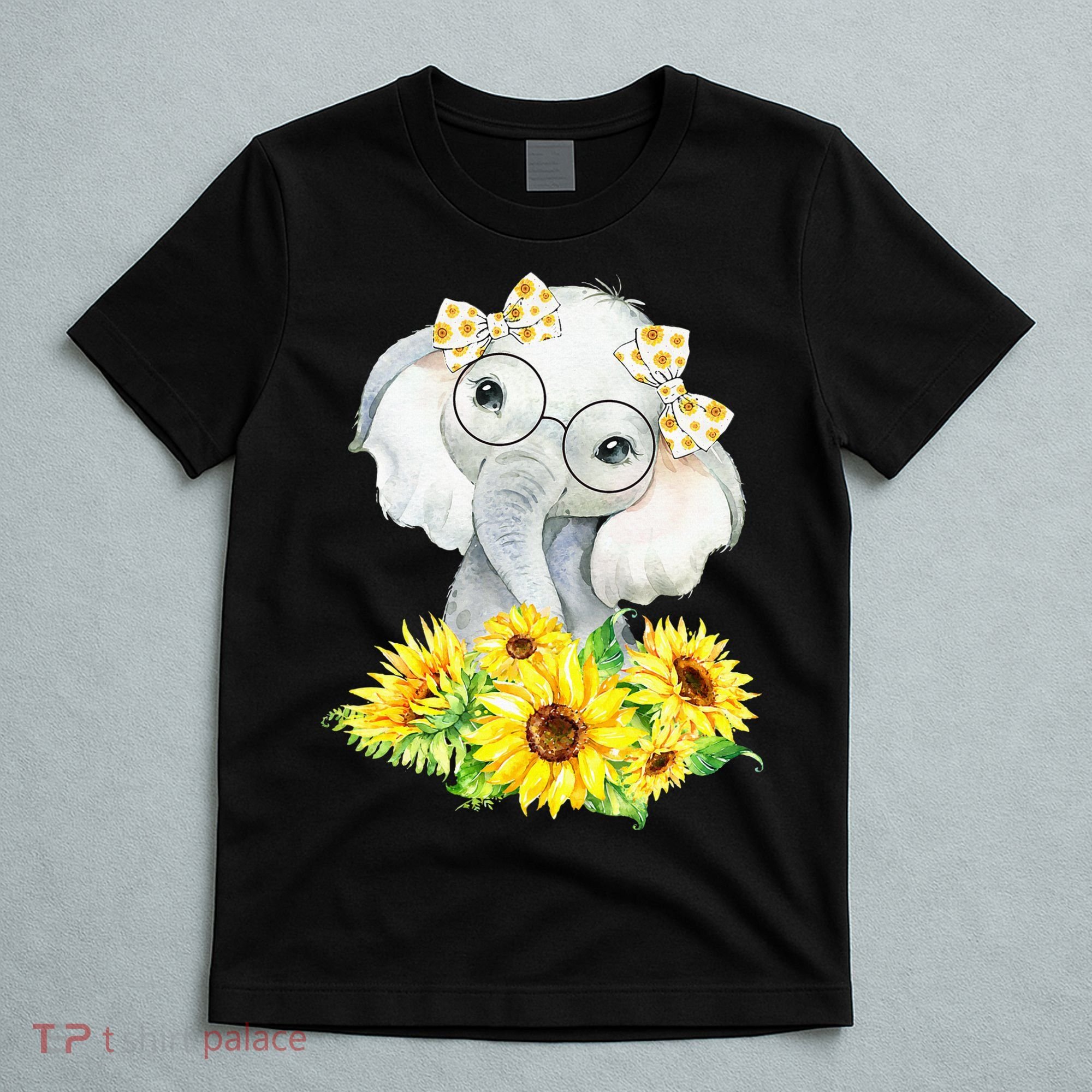 Elephant Sunflower Gifts T-Shirt