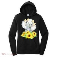 Elephant Sunflower Gifts Women's Hoodie thumb 0