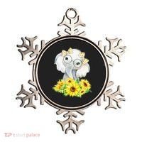Elephant Sunflower Gifts Ornament thumb 0