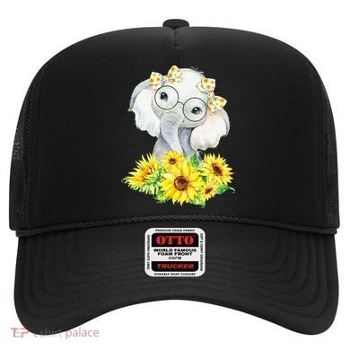 Elephant Sunflower Gifts Hat