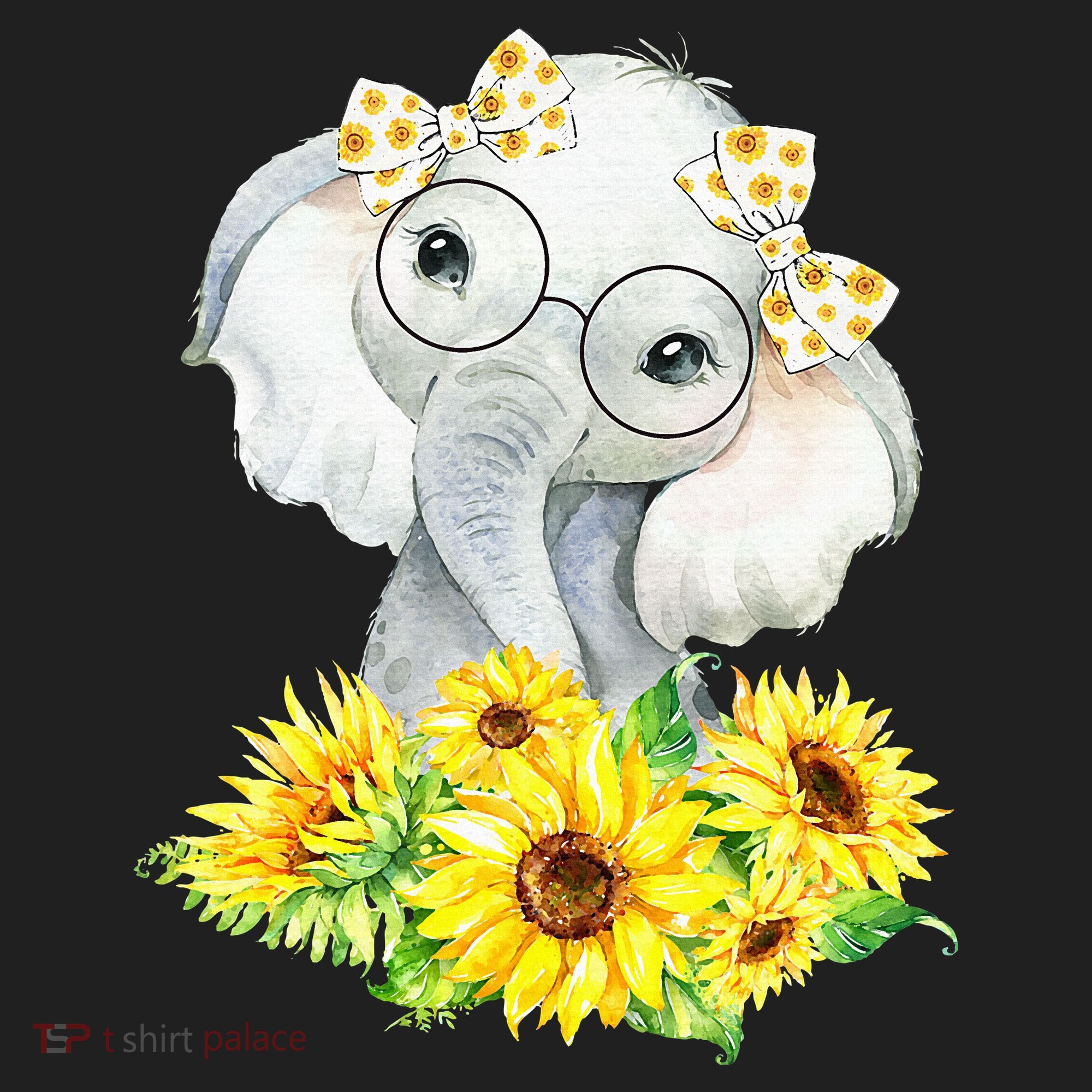 Elephant Sunflower Gifts Hat
