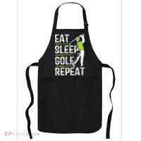 Eat Sleep Golf Repeat Funny Golfer Apparel Apron thumb 0